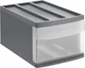 Produktbild: Rotho Schubladenbox Mono Systemix M 1 Schub anthrazit  Boxen, Körbchen & Kisten