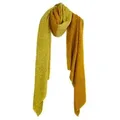 Produktbild: Zweifarbiger XXL Schal 200x70 cm ideal für kalte Winter- und Herbsttage Gelb/Senfgelb