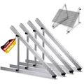 Produktbild: Solarmodul Halterung 114cm Montageset Photovoltaik Balkon Wand Flachdach 100W...