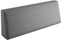 Produktbild: sunnypillow Palettenkissen für Gartenmöbel - Rückenkissen 120x40x20/10cm - Rückenpolster für Bett und Sofa - Palettenpolster, Gartenpolster für Palettenmöbel - Lounge Kissen mit abnehmbarem Bezug Grau
