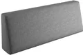 Produktbild: sunnypillow Rückenkissen Palettenkissen mit abnehmbarem Bezug Rückenkissen 120x40x20/10cm, Grau