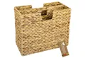 Produktbild: HMF Zeitungsständer Zeitungskorb geflochten aus Wasserhyazinthe, vielfältiger Zeitungsständer mit 2 Fächern, 40 x 20 x 33 cm