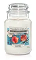 Produktbild: Yankee Candle Duftkerze Großes Glas Pomegranate Coconut 538 g, weiß