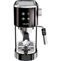 Produktbild: Krups EspressoVirtuoso+ XP444G Espressomaschine mit Siebträger Schwarz mit Mi...