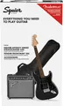 Produktbild: Fender Squier Affinity Strat HSS Pack CFM - mit Frontman 15G Combo Schwarz, Inklusive kostenloser virtueller Kurse auf Fender Play