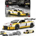 Produktbild: Mattel Brick Shop Hot Wheels ‘15 Audi R8 LMS Bauspielzeugset (820 Teile), für Sammler, Bausatz, 10 Jahr(e), Kunststoff, Metall, 820 Stück(e), 1,64 kg