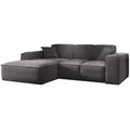 Produktbild: Kaiser Möbel Ecksofa, Dunkelgrau, Textil, L-Form,L-Form, 266x165 cm, Wohnzimmer, Sofas & Couches, Wohnlandschaften, Ecksofas