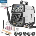 Produktbild: STAHLWERK Schweißgerät AC/DC WIG 200 Puls ST – MMA, mit 200 A, HF-Zündung, Pulsfunktion, ideal für Alu & Dünnblech, inkl. WP-26F Flexkopf-Br...
