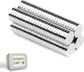 Produktbild: Ultra Starke Neodym Magnete 5x1mm 100 Stück Mini Permanentmagnete