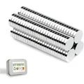 Produktbild: Mini Neodym Magnete, 5x1mm, 100 Stück, starker Magnet, Büro, Kühlschrank
