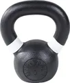 Produktbild: GORILLA SPORTS® Kettlebell 4–32 kg, Gusseisen, Schwarz mit Farbmarkierungen