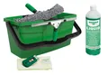 Produktbild: Unger Fenster Reinigungs-Kit Fensterwischer, Mikrofaser-Bezug, Eimer + Zubehör