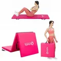 Produktbild: Faltbare Yogamatte 3-teilig 180x60cm Pink Inkl. Tragegriff