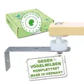 Produktbild: MeineHennen Original Milbensperre/Milbenfalle, der Milbenschutz Hühner - Einfache Montage im Hühnerstall - effektive Bekämpfung der roten Vogelmilbe/Hühnermilbe - Set mit Zwei Milbenfallen