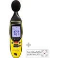 Produktbild: TROTEC Dezibel Messgerät SL400 – Schallmessgerät geeicht, mit Aufzeichnung – Messbereich 30 bis 130 dB (A), Klasse 2, Speicher 32.700 Messwerte,