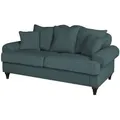Produktbild: Furn.Design Sofa, Dunkelgrün, Textil, Nachbildung, 200x95x100 cm, Wohnzimmer, Sofas & Couches, Sofas, 3-Sitzer Sofas