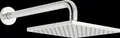 Produktbild: HANSA HANSAVIVA Kopfbrause, 200x200 mm, Eco-Durchfluss, Wandmontage, 44260240,