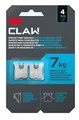 Produktbild: 3M CLAW Gipskartonhaken für Gipskarton 7kg 3PH7-4WMR 4 Haken Stahl