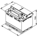 Produktbild: BOSCH Starterbatterie S4E EFB 12 V, 60 Ah, 640 A 0092s4e051 12V 68Ah 640A für Opel Fiat ALFA ROMEO Peugeot Citroën VW Ford SMART Mercedes NISSAN