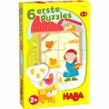 Produktbild: HABA 6 erste Puzzles - Bauernhof, Kinderpuzzle, Kinder Puzzle, ab 2 Jahren