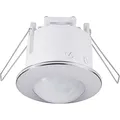 Produktbild: Renkforce 1289331 Decke, Einbau PIR-Bewegungsmelder 360 ° Relais Chrom IP20