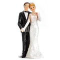 Produktbild: Figur Hochzeitspaar 11 cm Tortenaufsatz Tisch-Deko Party-Zubehör