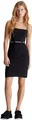 Produktbild: Calvin Klein Damen Kleid Logo Elastic schmale Träger, Schwarz (Ck Black), S
