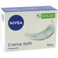 Produktbild: 5x 100g Nivea Creme Soft Pflegeseife Seifenstück feuchtigkeitsspendend Handseife