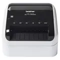 Produktbild: Brother QL1110NWBC Professioneller Etikettendrucker mit LAN, WLAN, Bluetooth, 69 Etiketten pro Minute, USB, 300 x 600 DPI, automatischer Schnitt - Schwarz/Weiß