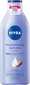 Produktbild: NIVEA Verwöhnende Soft Milk, Body Milk für trockene Haut mit Tiefenpflege Serum, Feuchtigkeitspflege mit Shea Butter und 100% purem Hyaluron (400 ml)