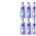 Produktbild: 6x400ml Nivea Verwöhnende Soft Milk Creme | 72H Feuchtigkeit | Sheabutter