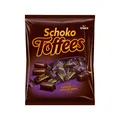 Produktbild: Schoko Toffees - 1 x 325g - Schokoladen Toffees mit feinherbem Schokoladenübe...