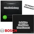 Produktbild: Herdset Bosch Backofen EcoClean Direct mit Induktionskochfeld PowerBooster autark 60 cm