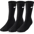 Produktbild: Nike Cushioned Crew-Trainingssocken (3 Paar) - Schwarz/Weiß - S