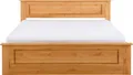 Produktbild: OTTO home Massivholzbett Madrid, Landhausstil, hohe Belastbarkeit! (Breite/Belastbarkeit 180cm/220 KG, 160cm/200 KG, 90cm/=120 KG), mit Rollrost, aus massivem Kiefernholz, Kassettenoptik