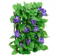 Produktbild: vidaXL Gartenzaun Rankgitter mit Künstlichem Efeu 5 Stk. Erweiterbar 180x20 cm, (5-St)