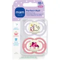Produktbild: MAM Perfect Night Schnuller Tiere – 18+ Monate – Silikon – 2 Stück