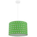 Produktbild: GLOBO Hängeleuchte LEMMI Metall weiß, Kunststoff grün weiß