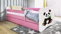 Produktbild: Raumhirsch Furniture Kinderbett 70x140, 80x160, 80x180 cm - Komplettset mit Schublade (Bett für Mädchen, Einzelbett für Kinder von 2-12 Jahren, Rausfallschutz und Lattenrost), verschiedene Farben & Designs