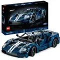 Produktbild: LEGO 42154 Technic Ford GT 2022 Auto-Modellbausatz für Erwachsene, Supercar im Maßstab 1:12 mit authentischen Merkmalen, fortschrittliches Sammle... - Bronze