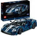 Produktbild: LEGO 42154 Technic Ford GT 2022 Auto-Modellbausatz für Erwachsene, Supercar im Maßstab 1:12 mit authentischen Merkmalen, fortschrittliches Sammlerset