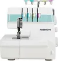 Produktbild: Medion Nähmaschine Life Overlock SO90 Weiss/Tuerkis (50076242)