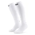 Produktbild: CEP CORE 5.0 TALL – Kompressionsstrümpfe Herren für Ausdauerläufer – Laufsocken mit gezielter Kompression, Air-Channels & passgenauem Sitz für schnelle Regeneration – Kompressionssocken Weiß
