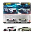 Produktbild: Hot Wheels Premium 2-Pack Nissan Nismo GT3 Nissan R35 Spielzeug Mini Auto