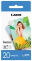 Produktbild: Canon ZINK™ 5 x 7,5 cm Fotopapier mit 20 Blatt