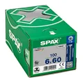 Produktbild: SPAX Senkkopf T30 Vollgewinde, 6x60, WIROX, 4CUT, 100 Stk