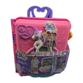 Produktbild: Polly Pocket HKV43 - Urlaub im Rollkoffer - Pollyville Spielset 4 Puppen B-WARE