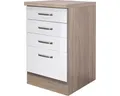 Produktbild: Flex Well Auszugunterschrank Valero BxTxH 50 x 60 x 86 cm weiß hochglanz zerlegt