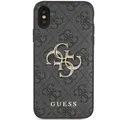 Produktbild: Guess iPhone X / XS Hülle Case Cover 4G Big Metal Logo grey