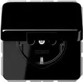 Produktbild: JUNG CD 1520 BFKL SW Steckdose Typ F Schwarz (CD1520BFKLSW)